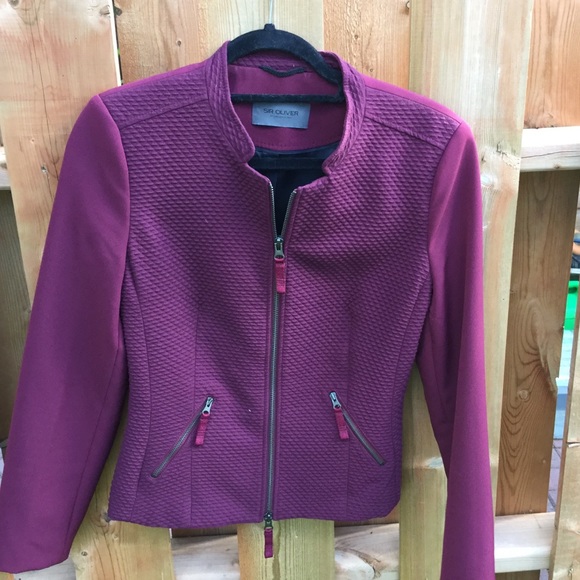 Polish Maroon form-fitting blazer from Sir Oliver - Picture 13 of 15